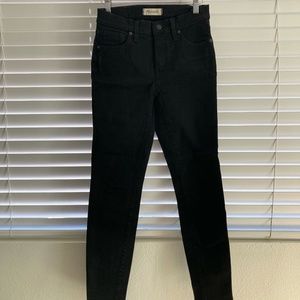 Madewell skinny black jeans